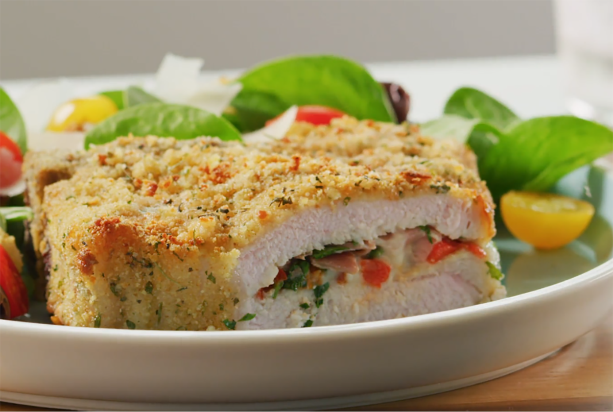 Air Fryer Italian Stuffed Pork Chop Prairie Fresh